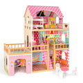Dollhouse Toy Family House with 7 pcs Furniture O108