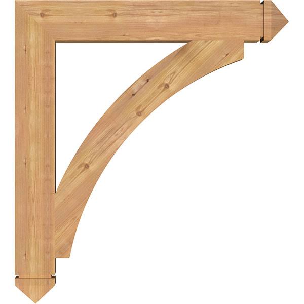 Thorton Arts u0026 Crafts Smooth Bracket, Western Red Cedar Q601475