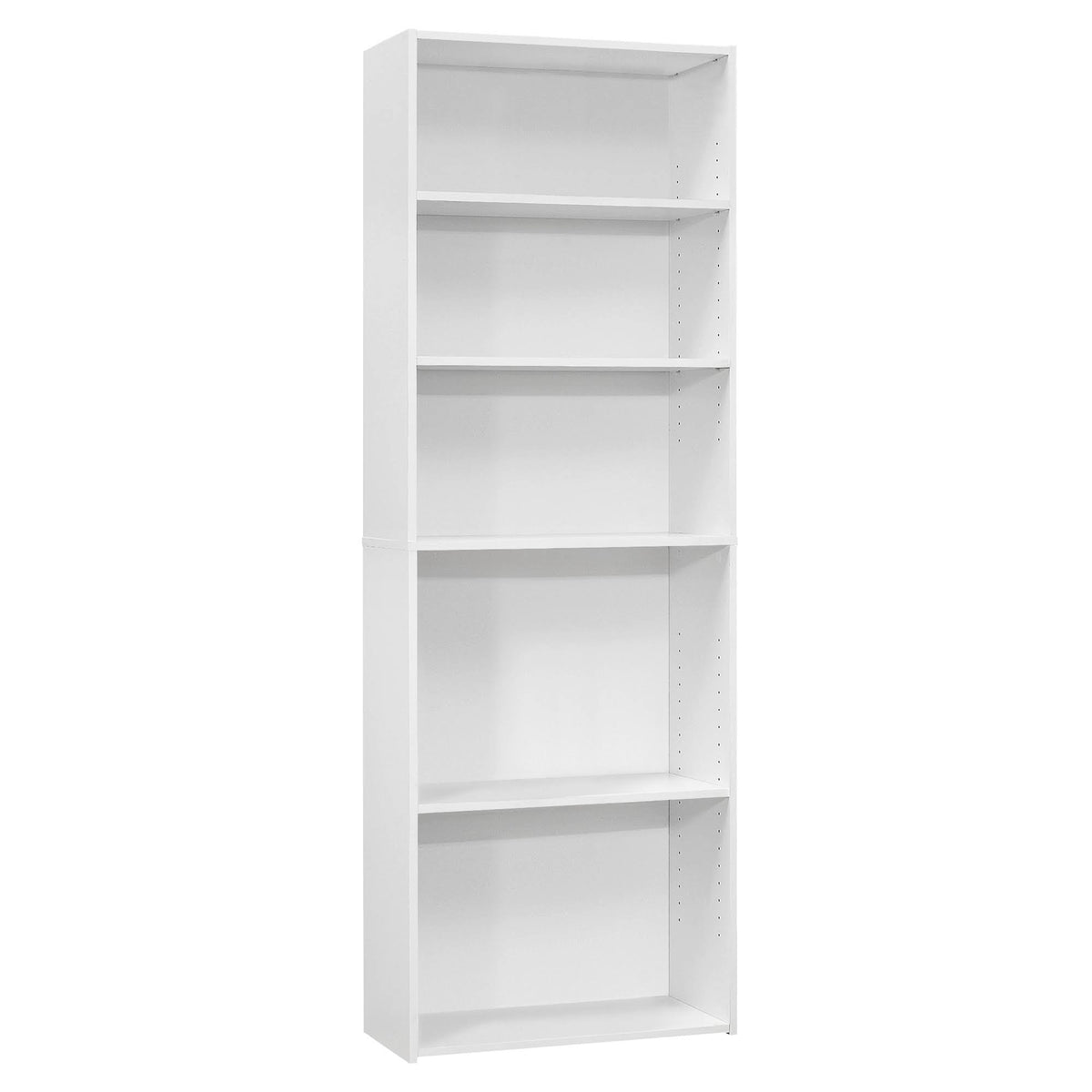 White 5 Shelves Bookcase M847