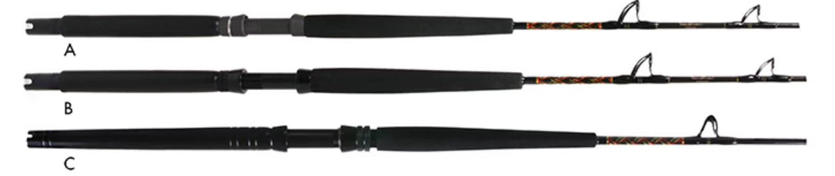 Paraflex Stand-Up Conventional Rod 6'6" 30-50Lb Hvy Aluminum Butt N709