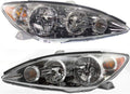 2005 2006 Toyota Camry Headlight Assembly Pair Driver and Passenger Side V67432