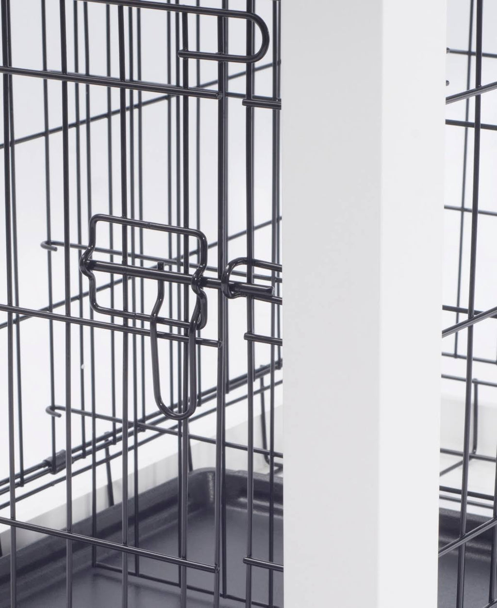 White Large Cage with Crate Cover Y604