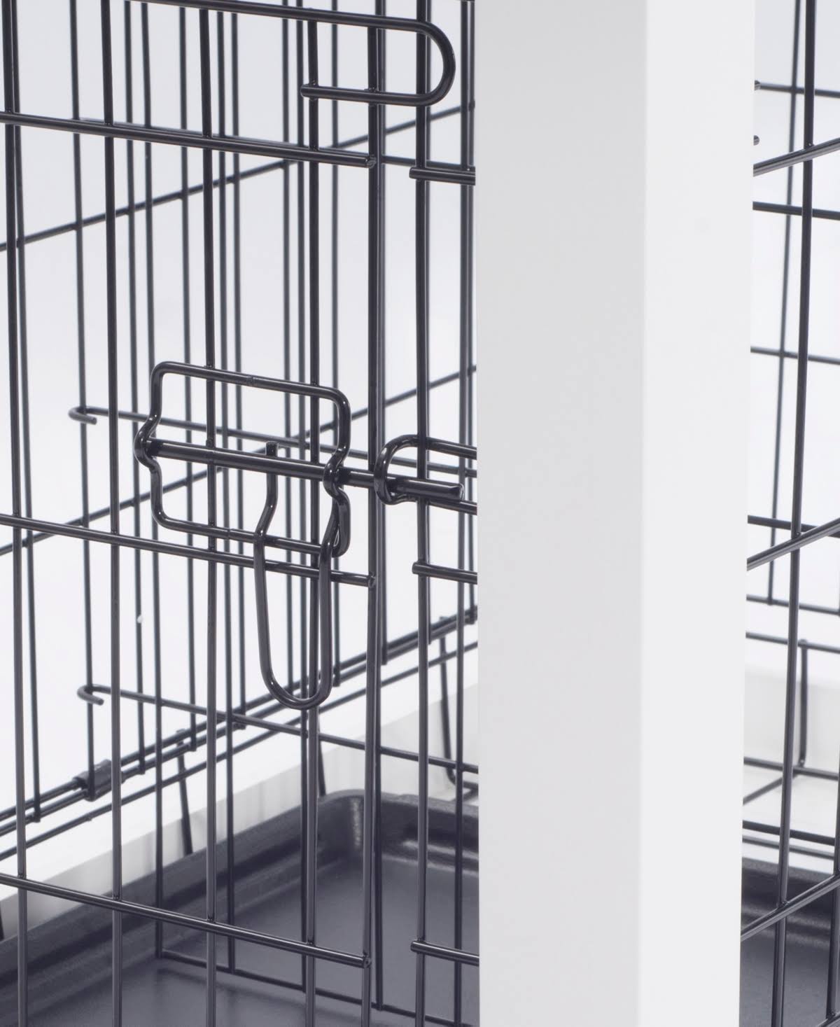 White Large Cage with Crate Cover Y604