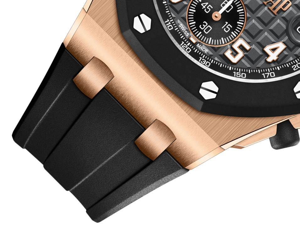 Pink Gold Anthracite Grey Dial Chronograph 42mm E809