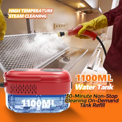 2500W Handheld Steam Cleaner with 1.1L Water Tank F223