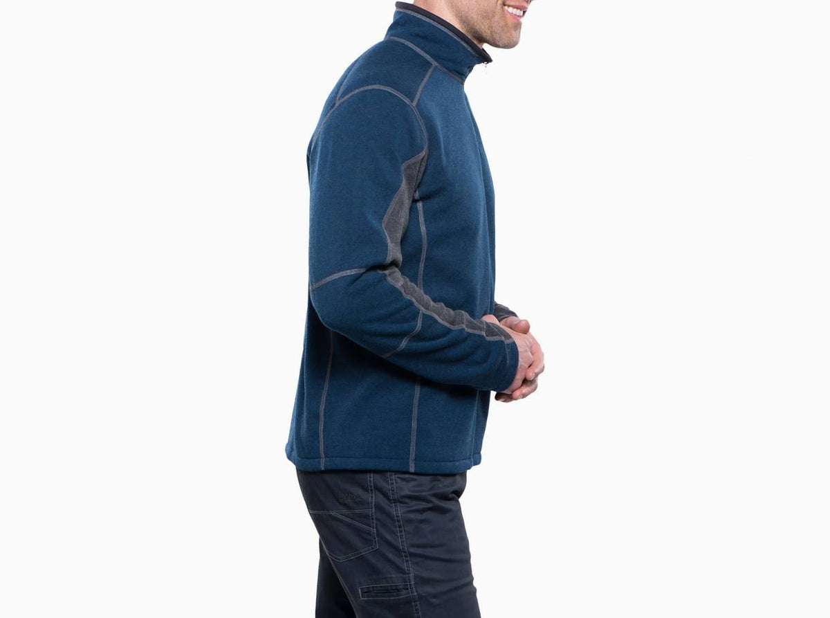 Men's 1/4 Zip Navy / Steel F488201