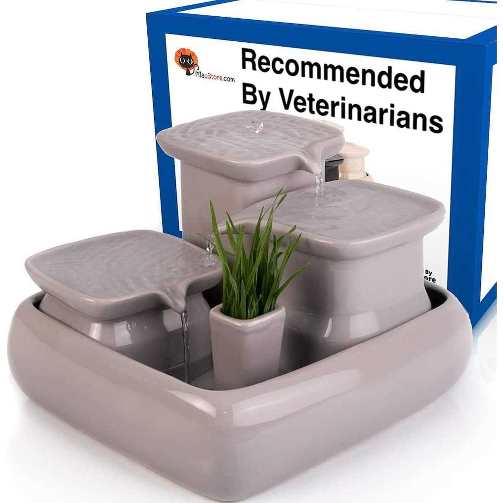 Ceramic Cat Water Fountain X878050