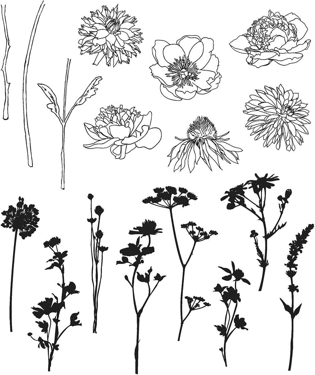 Mini Bouquet Cling Rubber Stamp S2370