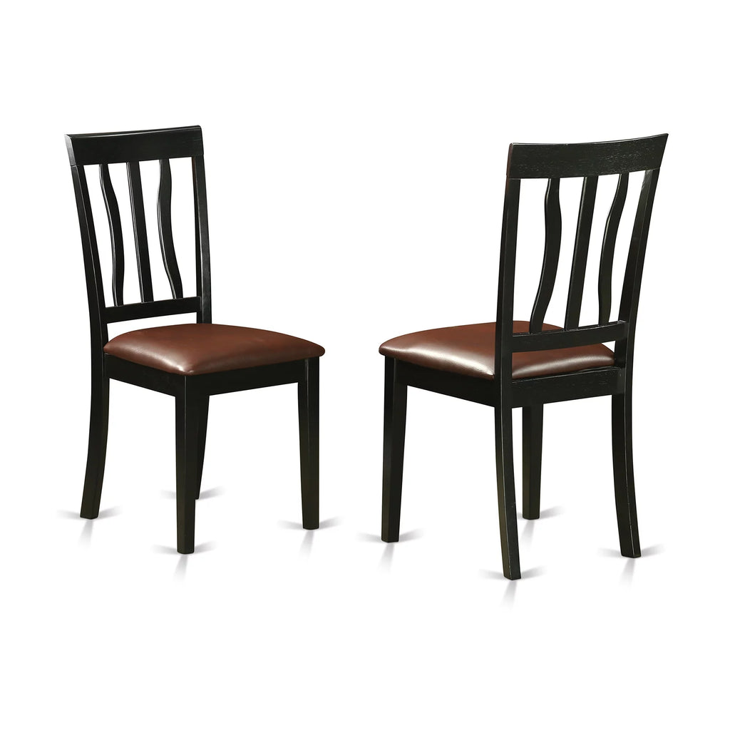 5 PC Dining Table with 4 Wooden Dining Chairs D8471