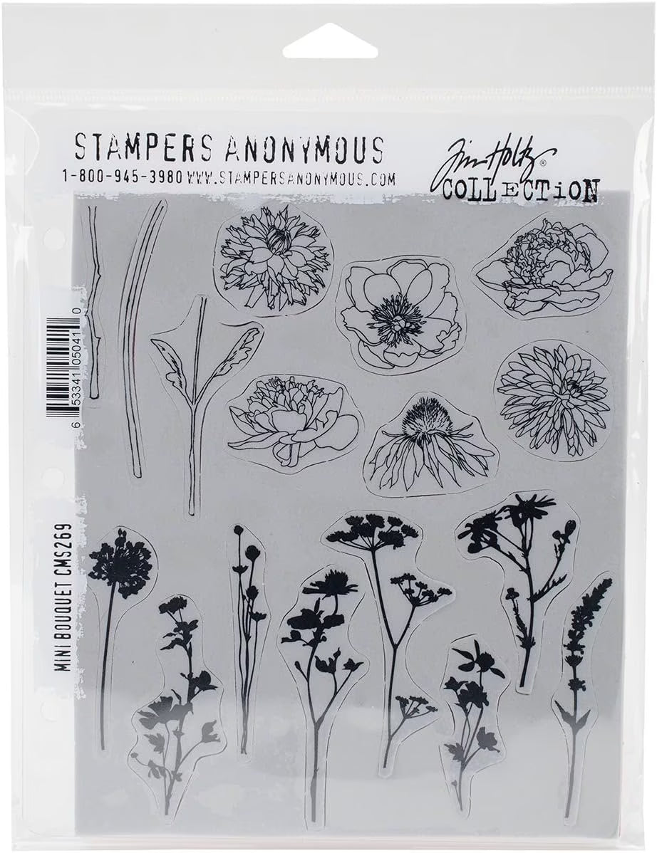 Mini Bouquet Cling Rubber Stamp S2370