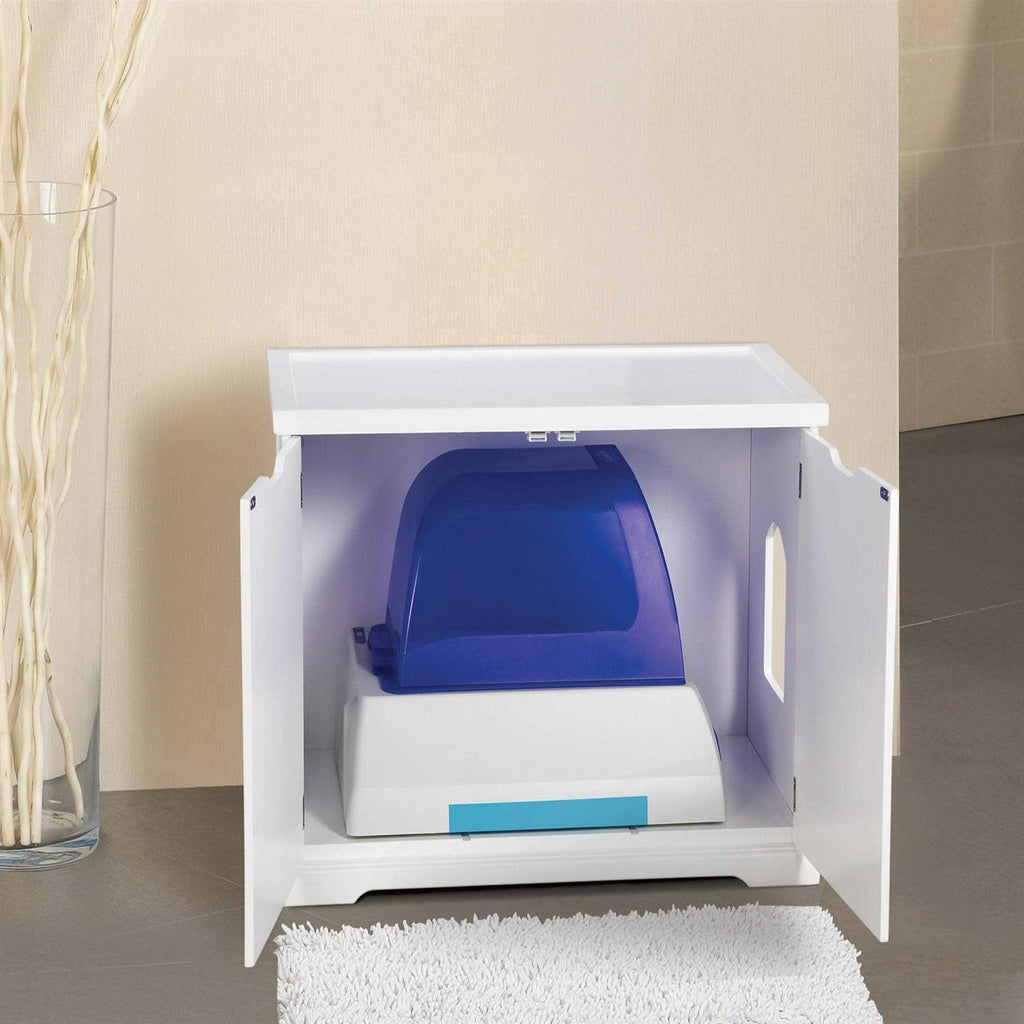 White Cat Washroom Bench U104660