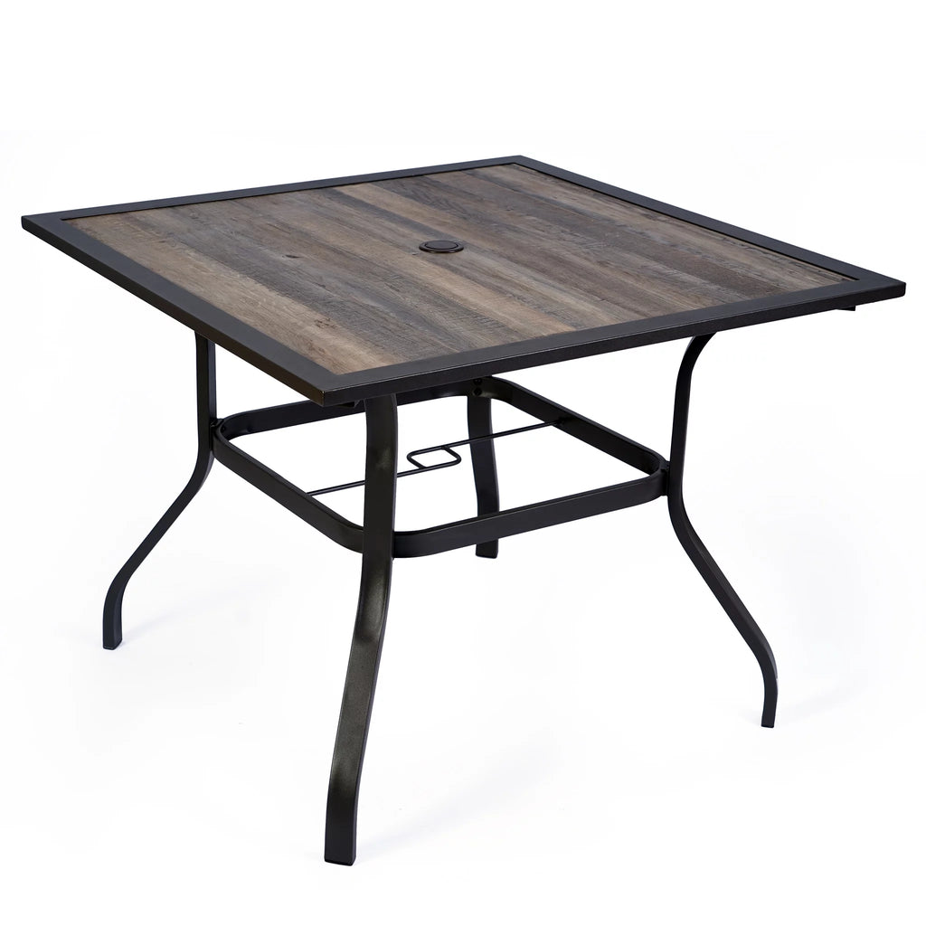 Outdoor Patio Dining Table 37" x 37" Brown P56348