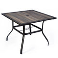Outdoor Patio Dining Table 37" x 37" Brown P56348