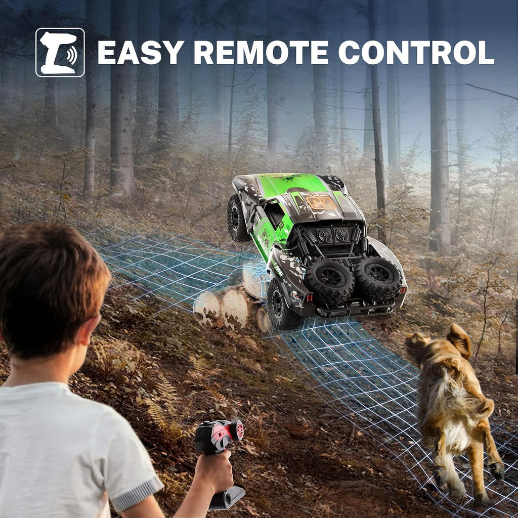Green 4WD Waterproof Remote Control Monster Truck U729