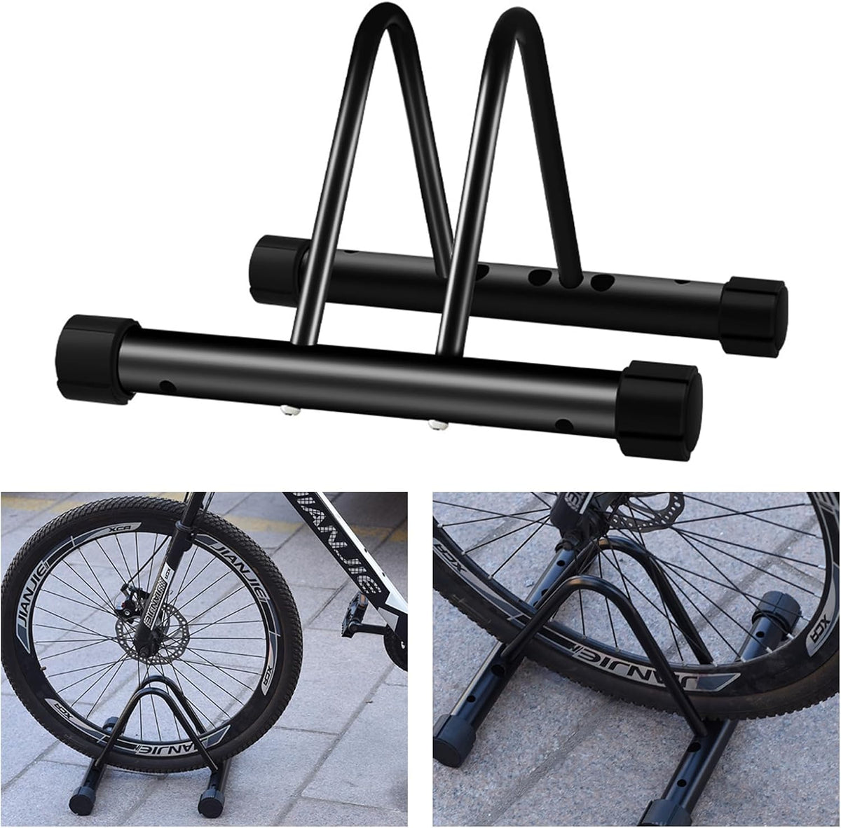 Adjustable Single Bike Floor Stand Parking Rack N1102