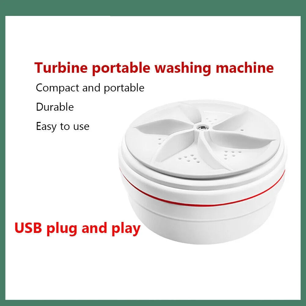 Mini Ultrasonic Portable Washing Machine C910