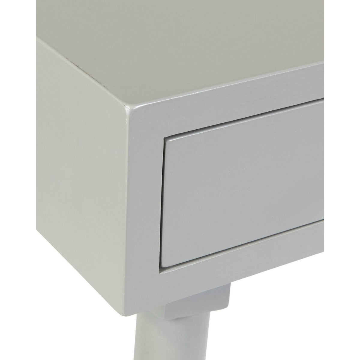 Gray Console Table with Storage O761