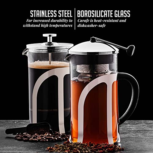34oz Heat Resistant Borosilicate Glass French Press Coffee Maker P9171