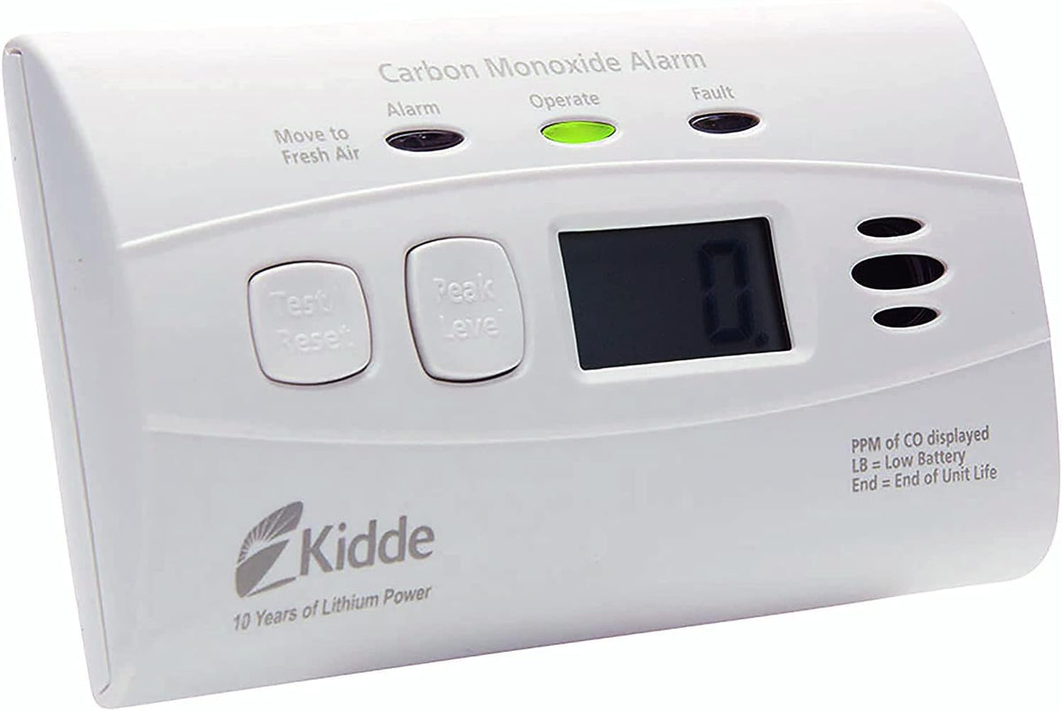 Carbon Monoxide Detector with Lithium Battery, Digital Display, Pack of 2 B770