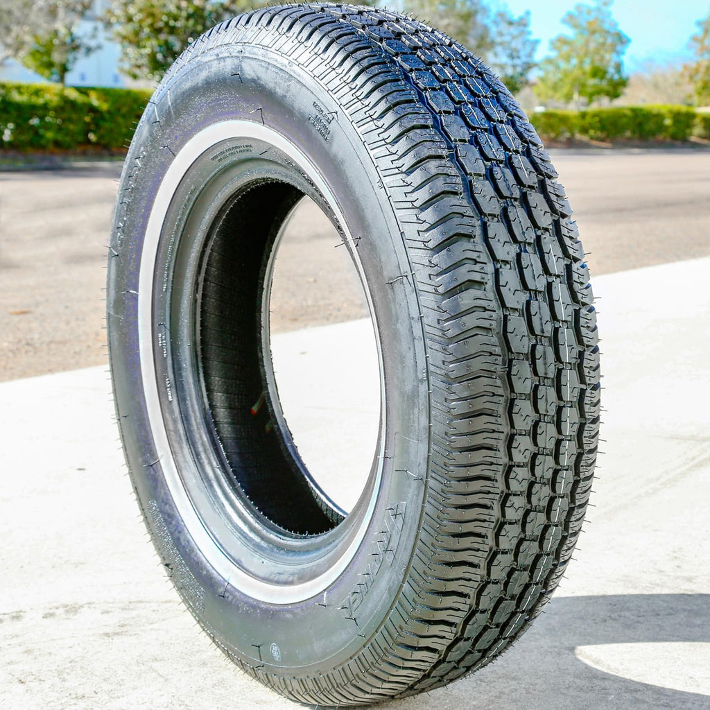 155/80R13 79S 4-Ply White Side Wall Touring Radial Tire O361278