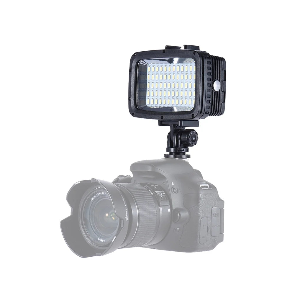Ultra Bright 1800LM 3 Modes Waterproof Underwater 40m 5500K 60pcs Diving Fill-in Video Light with Hot Shoe Mount G327037