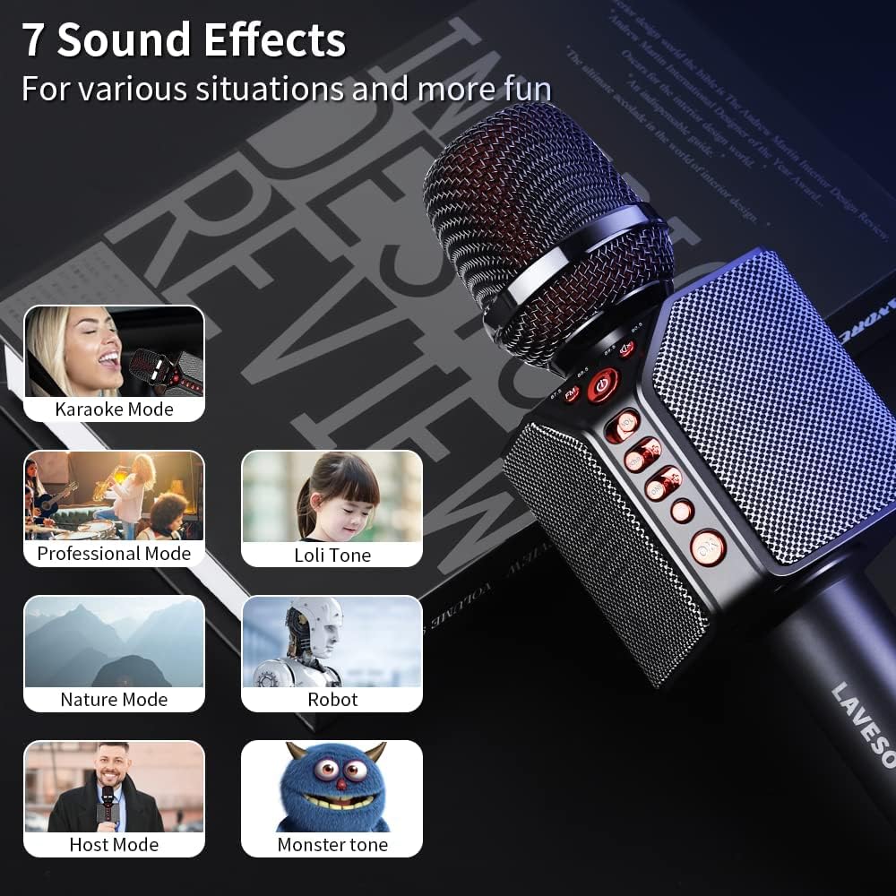 Portable Handheld Karaoke Microphone Speaker with Bluetooth U3712