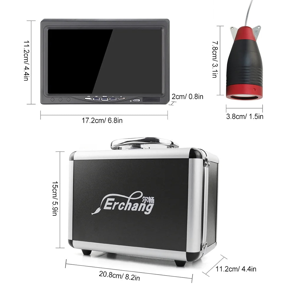 Underwater Fishing Camera Fish Finder with 7 Inch Monitor T664486