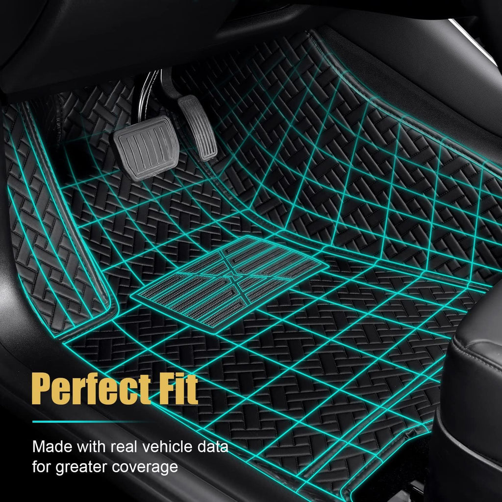 Black Waterproof Car Floor Mats for Tesla Model 3 X431871