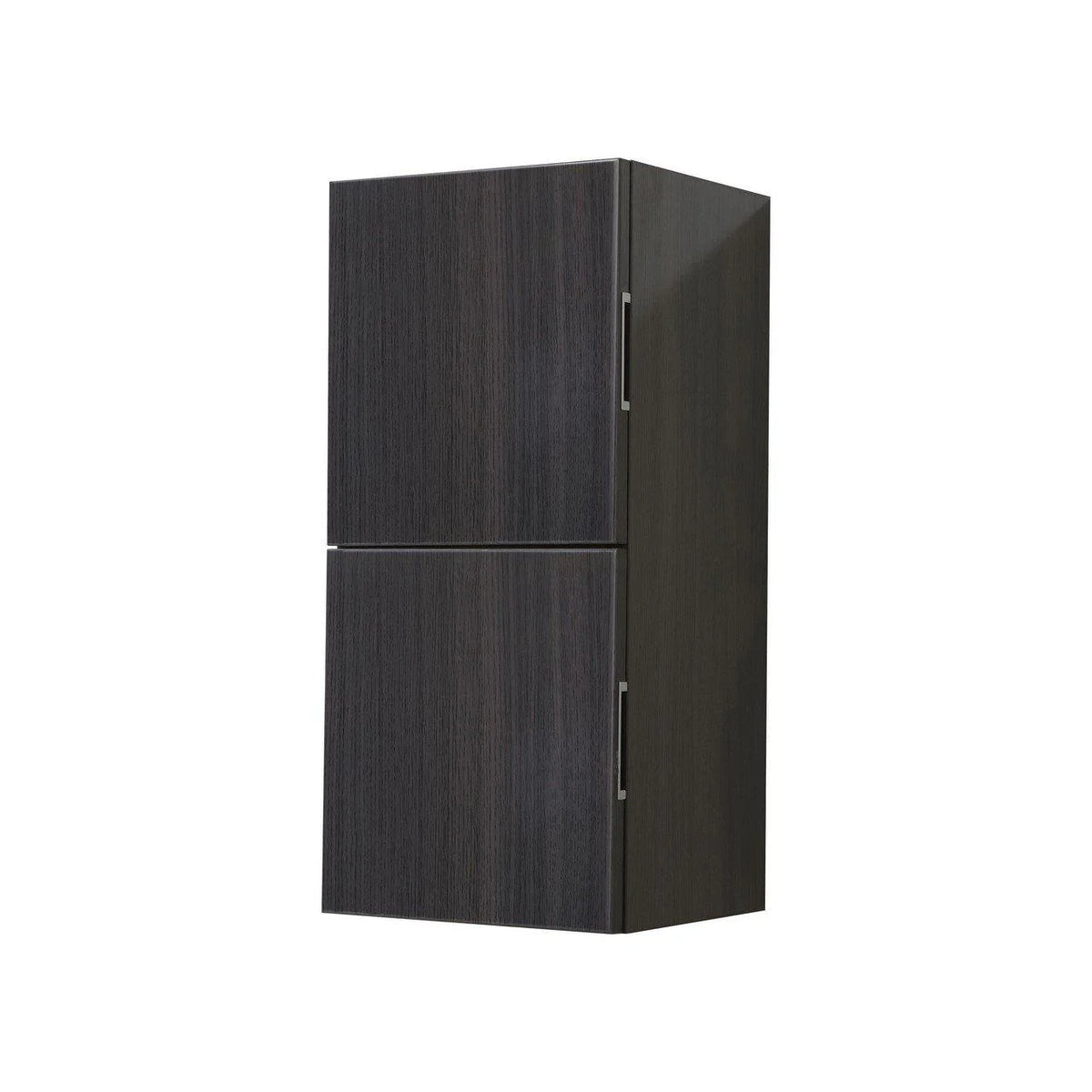 24 High Linen Side Cabinet with Two Doors in Gray Oak B63804