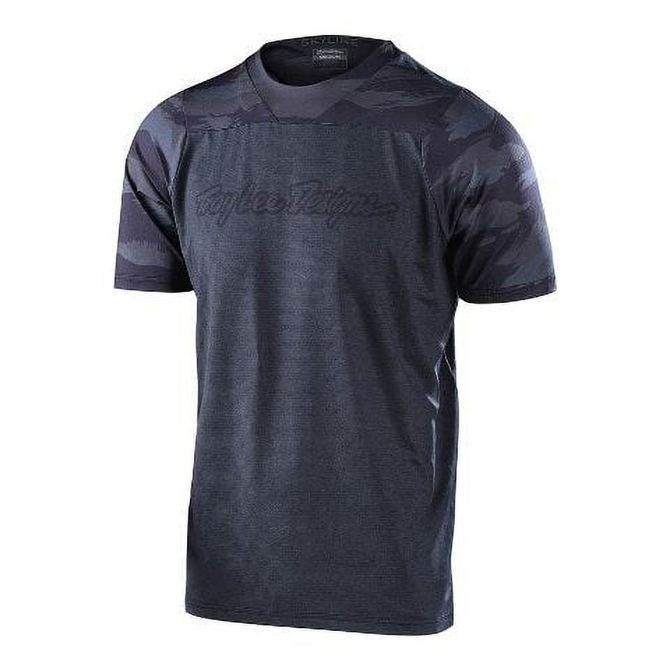 Heather Black Camo MTB Jersey B2101