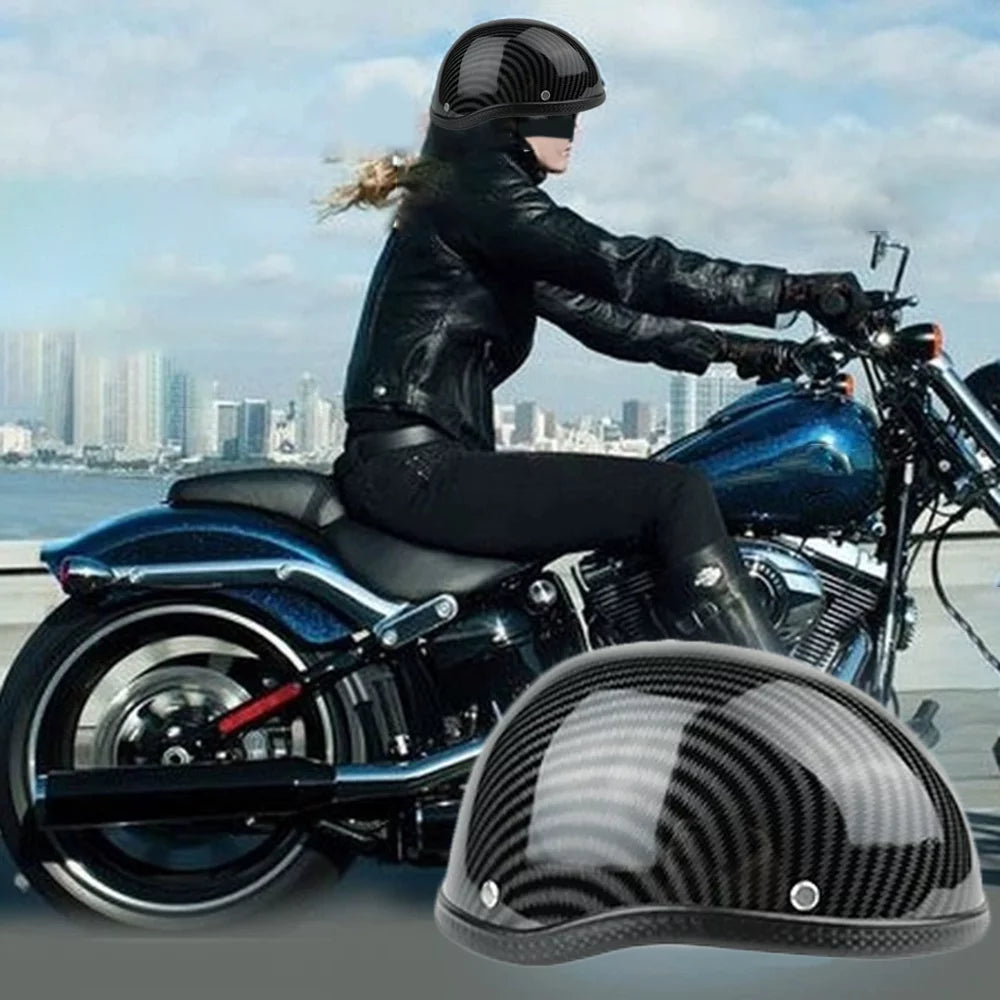 Retro Style Motorcycle Half Helmet ABS Cotton Cap Universal Washable J15148