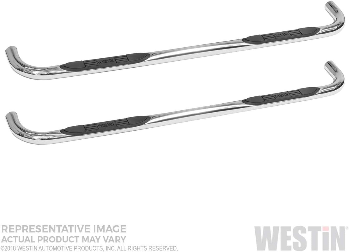 Stainless Steel 3 Round Step Bars 1 Pair W87896