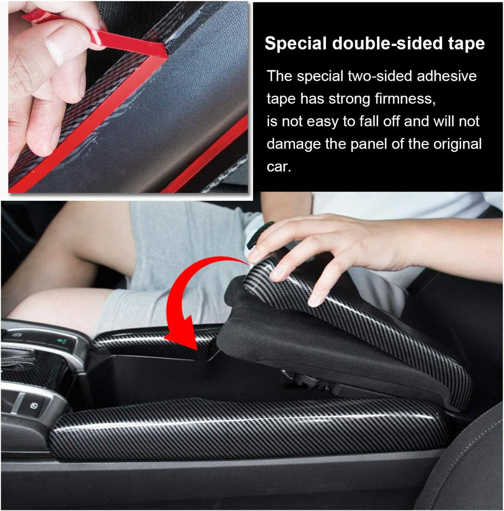 Carbon Fiber Car Armrest Cover Pack of 2 Q95228