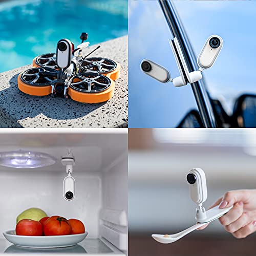 Small Action Camera, 1 oz, Waterproof, with Charge Case and Wearable Camera Accessories T4841