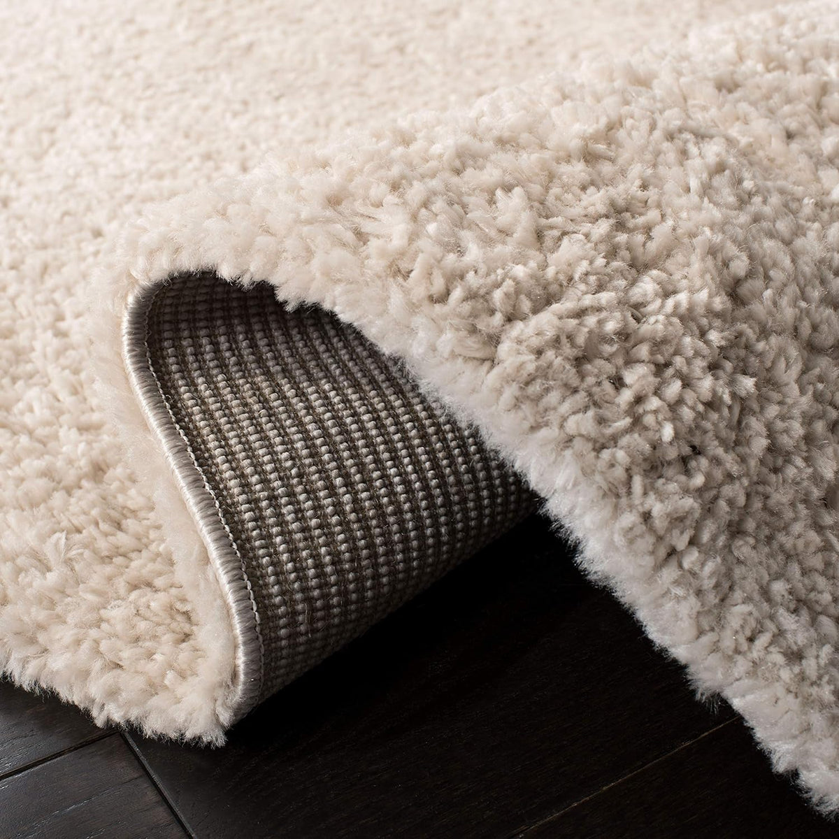 Beige 12' x 15' Shag Area Rug X622