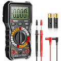 Digital Multimeter with Case, DC AC Voltmeter, Ohm Volt Amp Meter Y79558