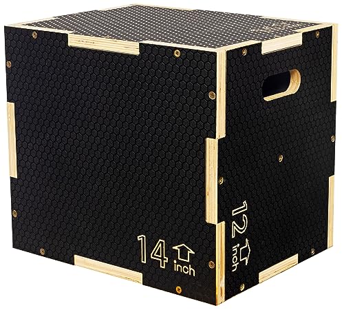 3 in 1 Non-Slip Wooden Plyo Box P6052