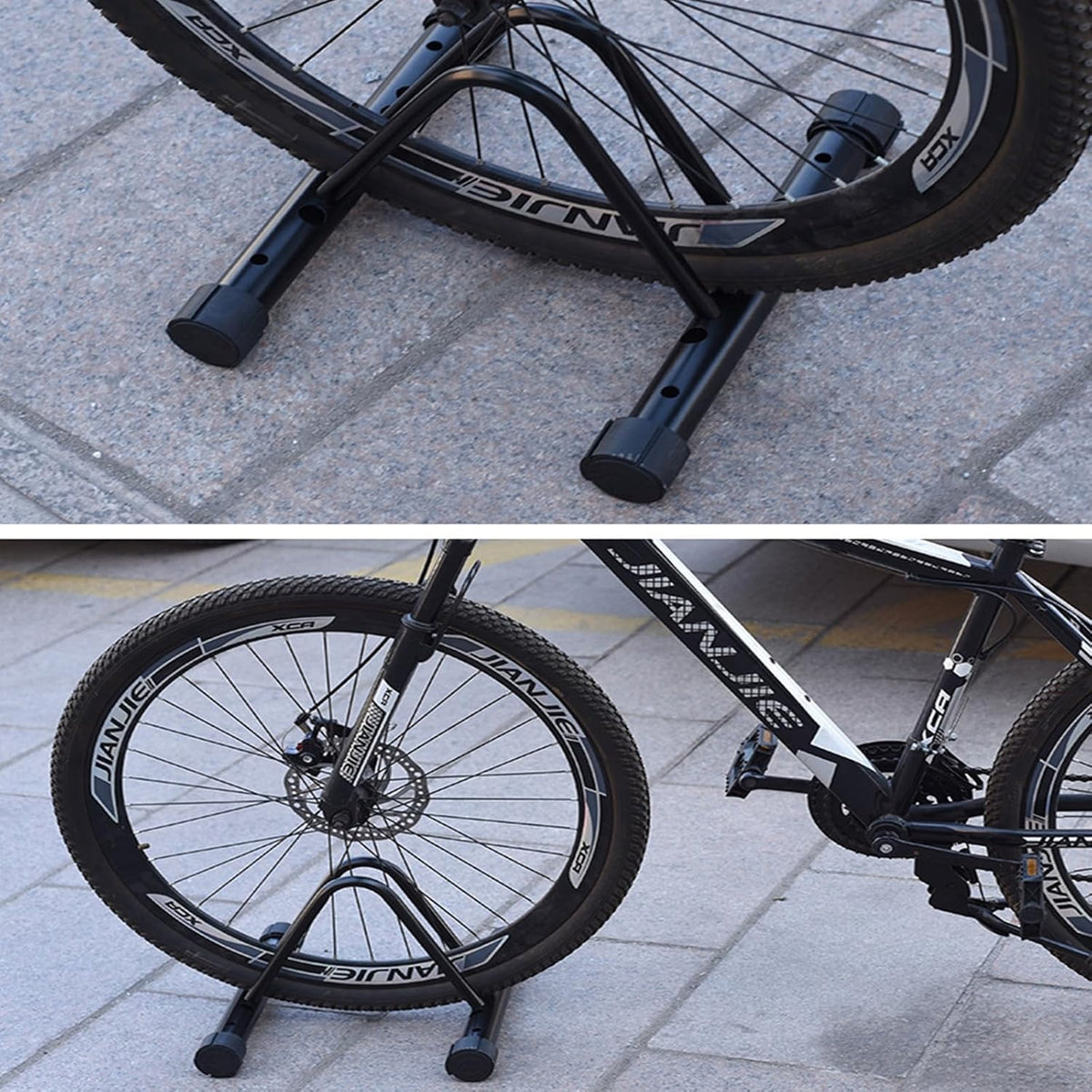 Adjustable Single Bike Floor Stand Parking Rack N1102