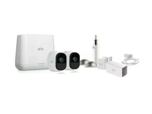 2 Rechargeable Wire-Free HD Security Camera System with Siren J3933