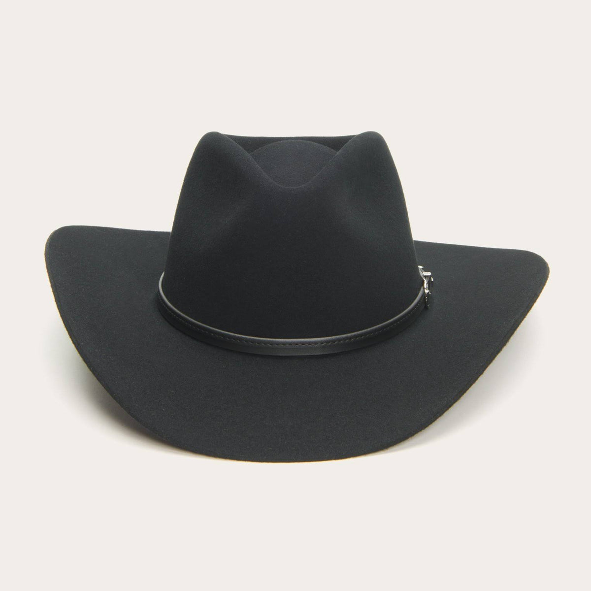 Black Buffalo Fur Hat Y519398