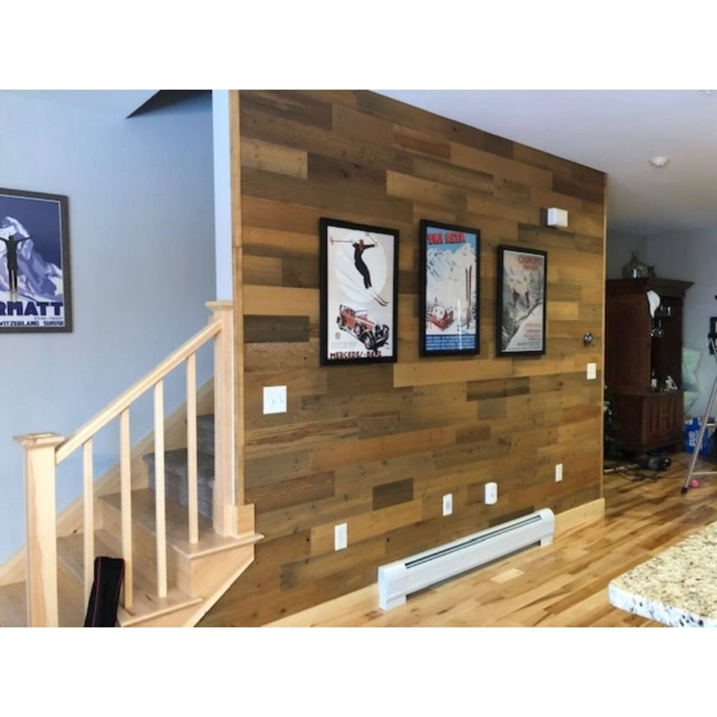 Reclaimed Wooden Wall Planks - Peel and Stick - 40 Sq. ft. - 5x22 Width P1522