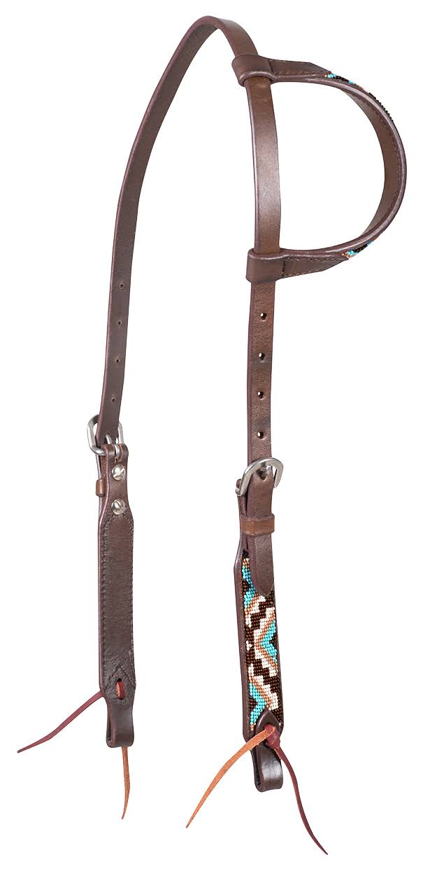Beaded Ear Headstall M452722