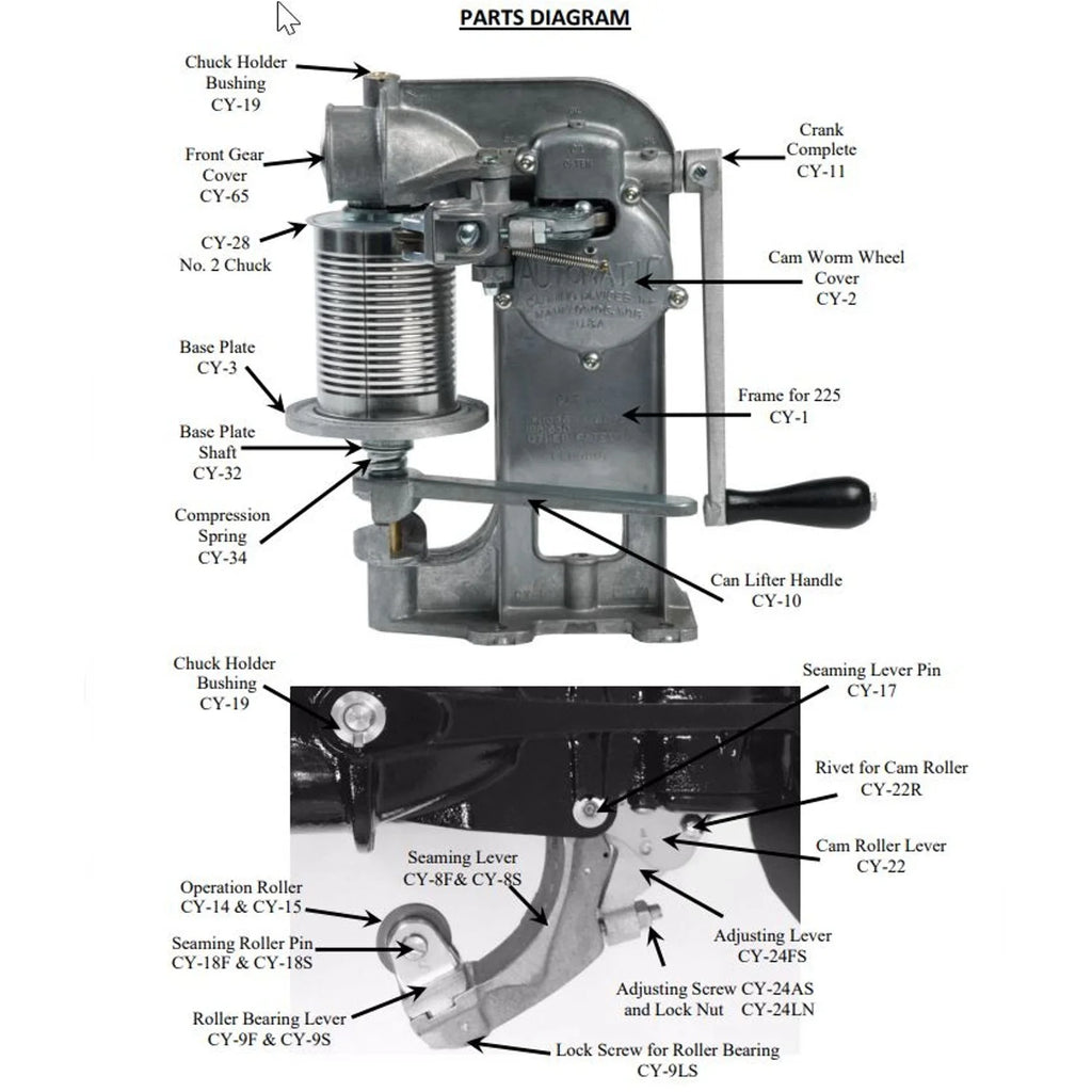 Manual Hand Crank Can Sealer L415628