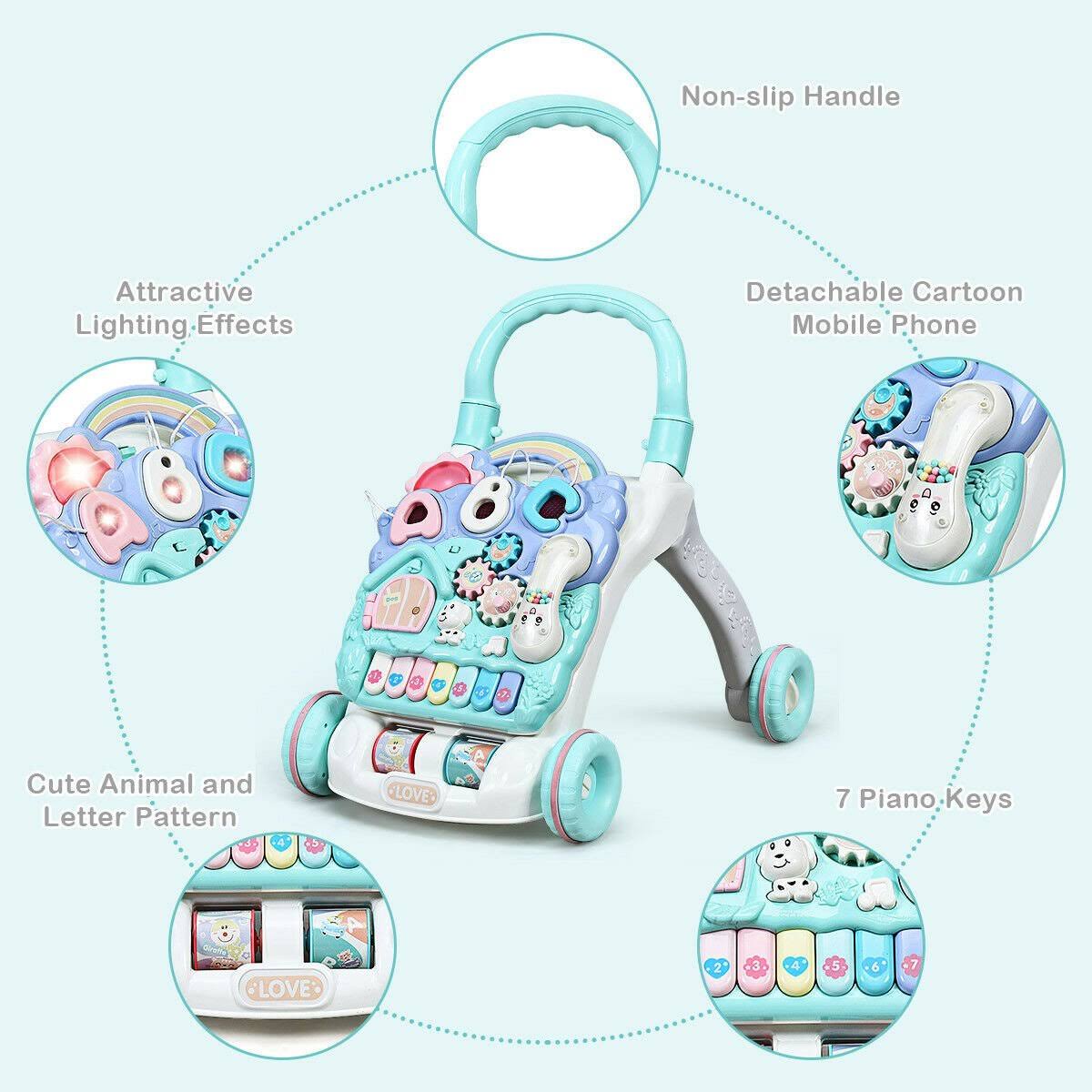 Sit-to-Stand Learning Walker Musical Toy H6476