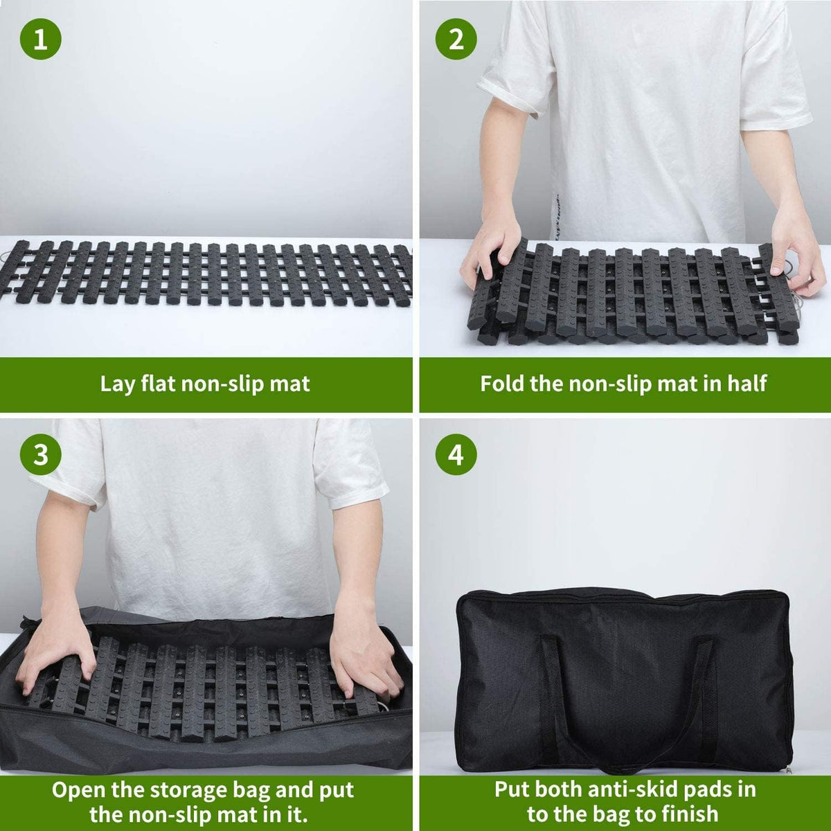 Tire Traction Mats Portable for Snow Ice Mud and Sand 2PCS 27.6in H87394