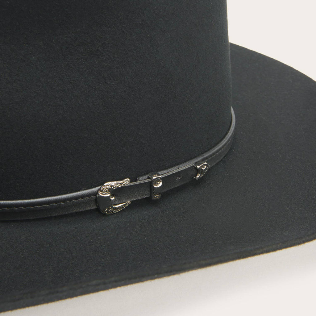 Black Buffalo Fur Hat Y519398