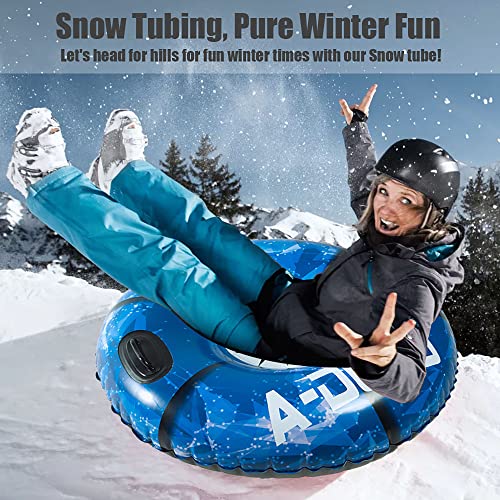 47 Inch Inflatable Snow Sled with Carrying Bag D2813
