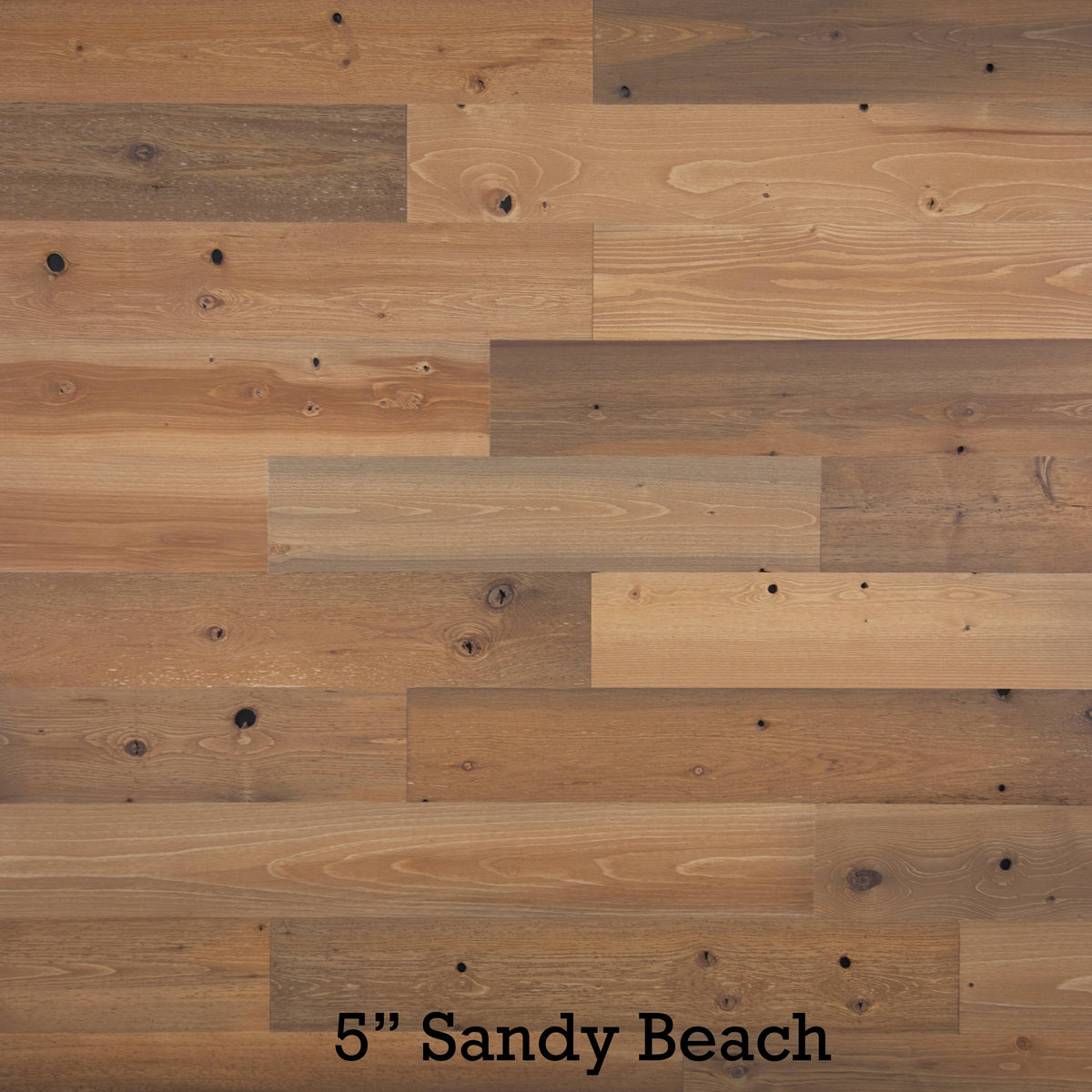 Reclaimed Wooden Wall Planks - Peel and Stick - 40 Sq. ft. - 5x22 Width P1522