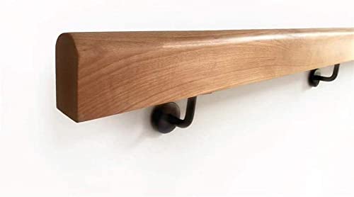 7ft Round Solid Wood Handrail E407158
