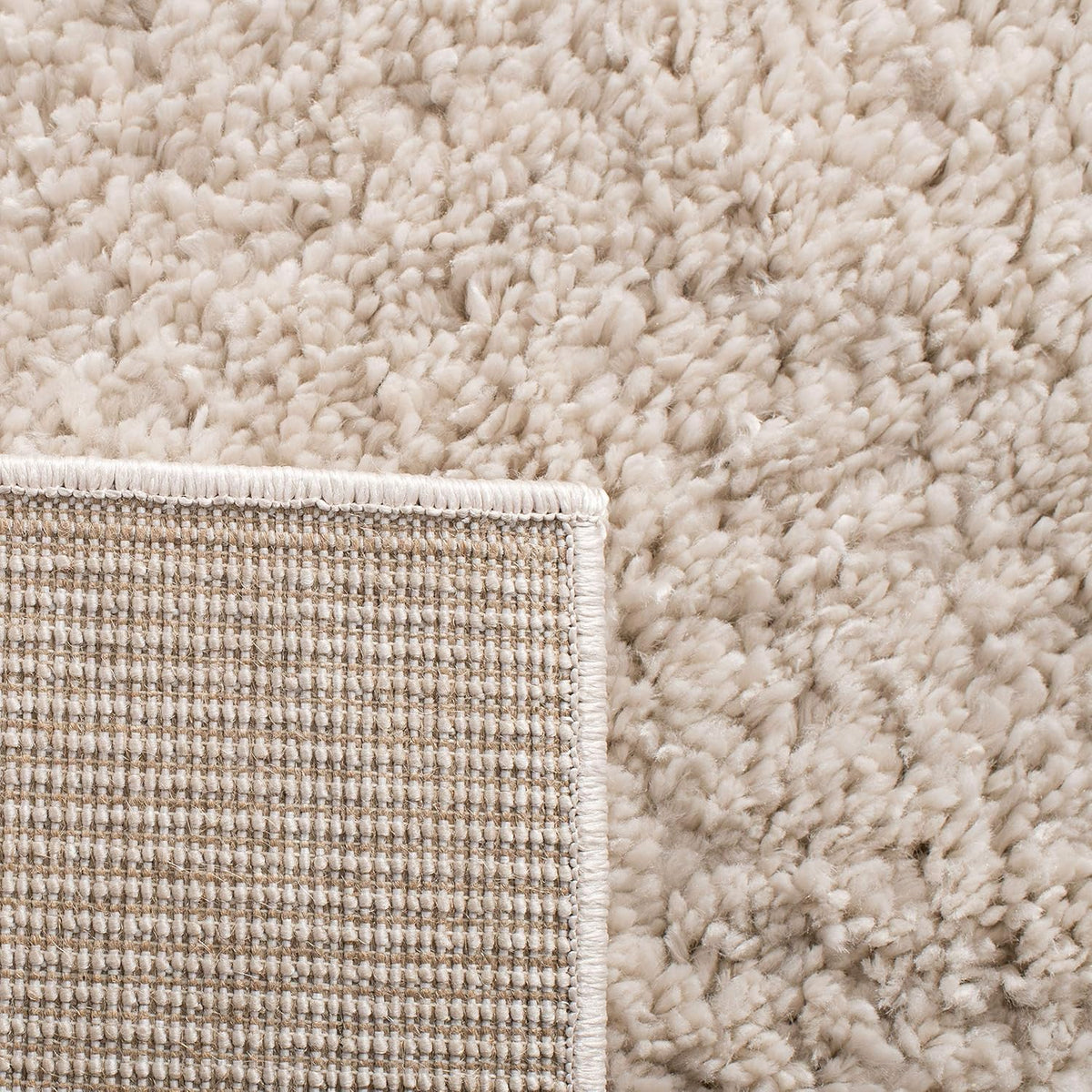 Beige 12' x 15' Shag Area Rug X622